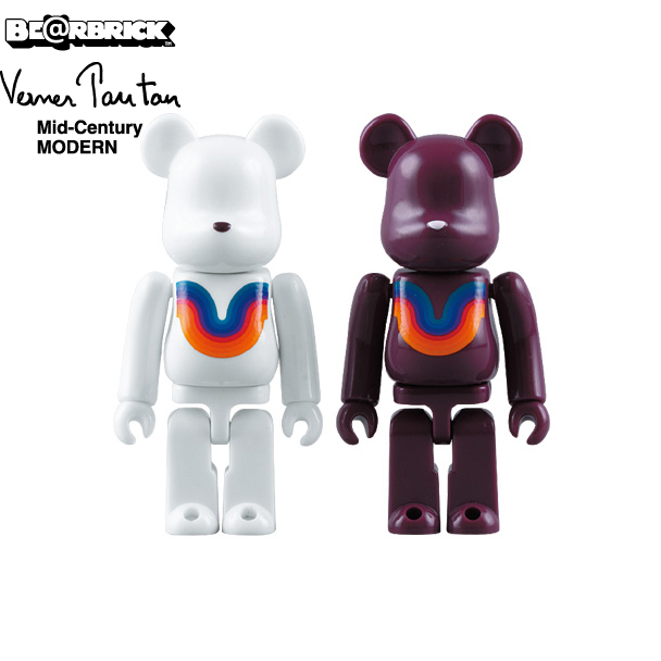 Panton 100%小熊 一組兩款(白色&紫色) - 100% Bearbrick - Panton set 0f 2pcs (White & Purple)