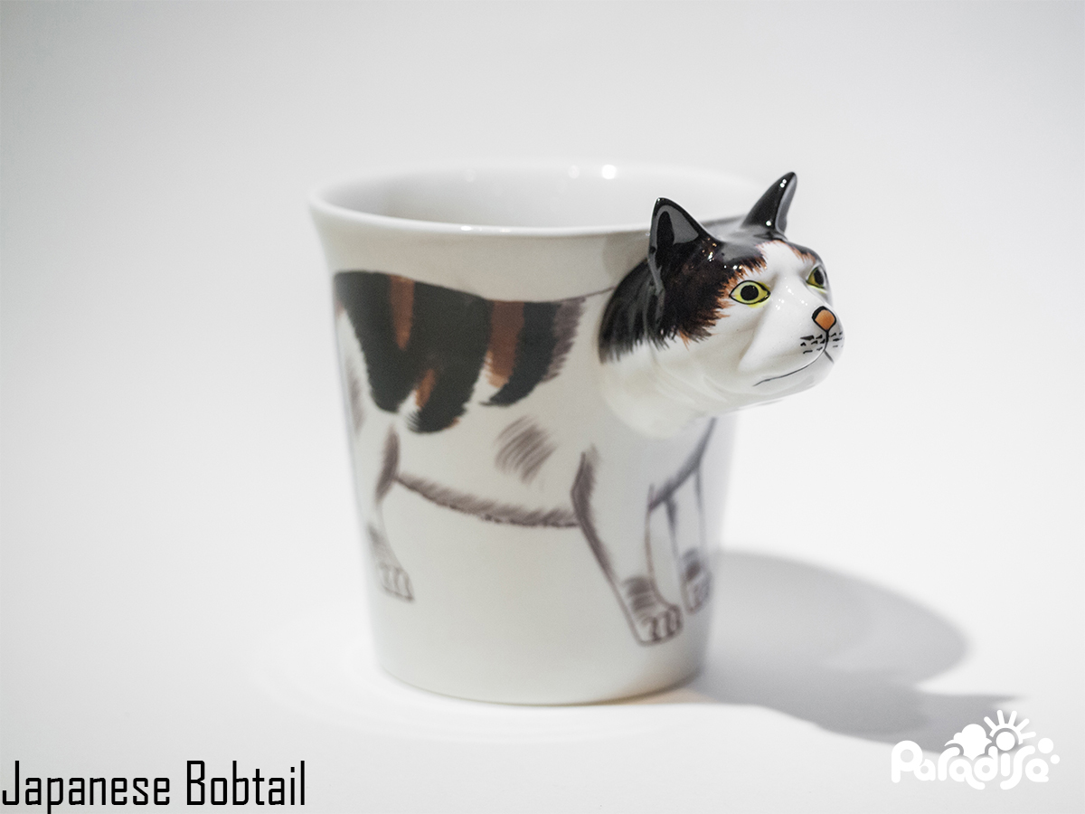 動物圖案 造型把手馬克杯 - 貓咪款(單款) - Animal Mug - Cat style (single)