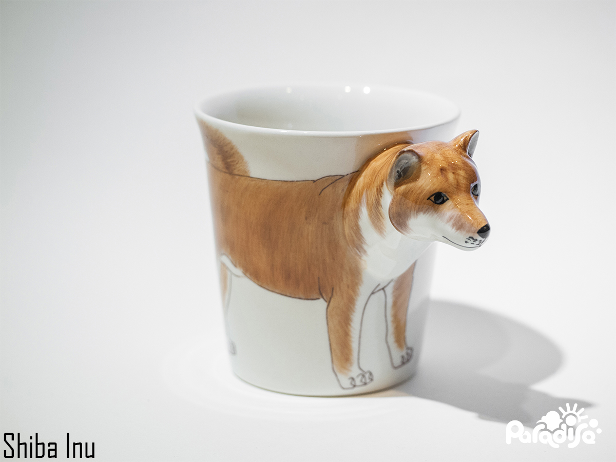 動物圖案 造型把手馬克杯 - 狗狗款(單款)  - Animal Mug - Dog style (single) 