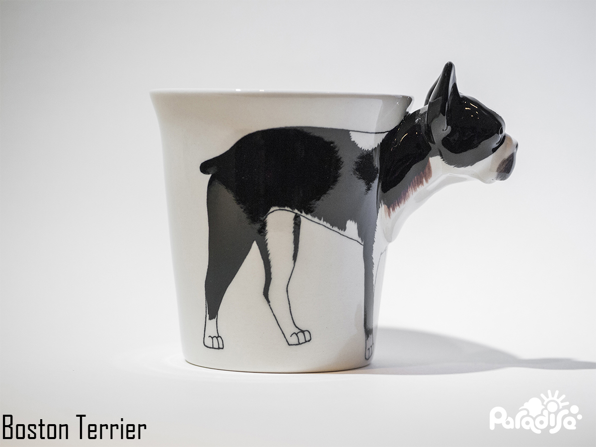 動物圖案 造型把手馬克杯 - 狗狗款(單款)  - Animal Mug - Dog style (single) 