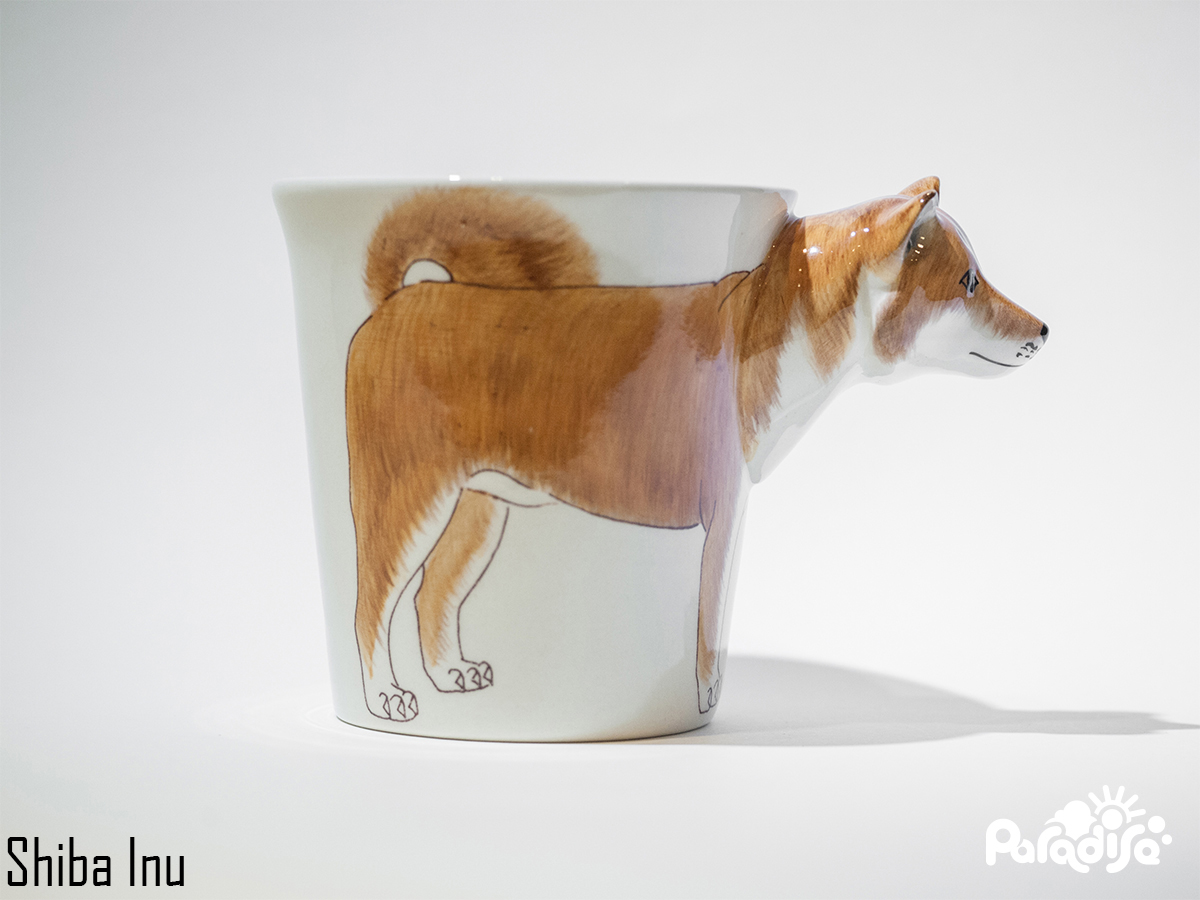 動物圖案 造型把手馬克杯 - 狗狗款(單款)  - Animal Mug - Dog style (single) 