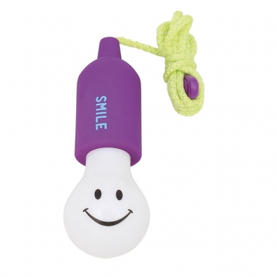微笑吊繩掛燈 - 紫色 - Smile Lamp - Purple