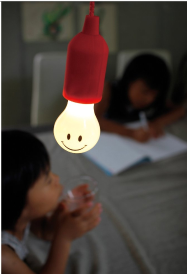 微笑吊繩掛燈 - 紫色 - Smile Lamp - Purple