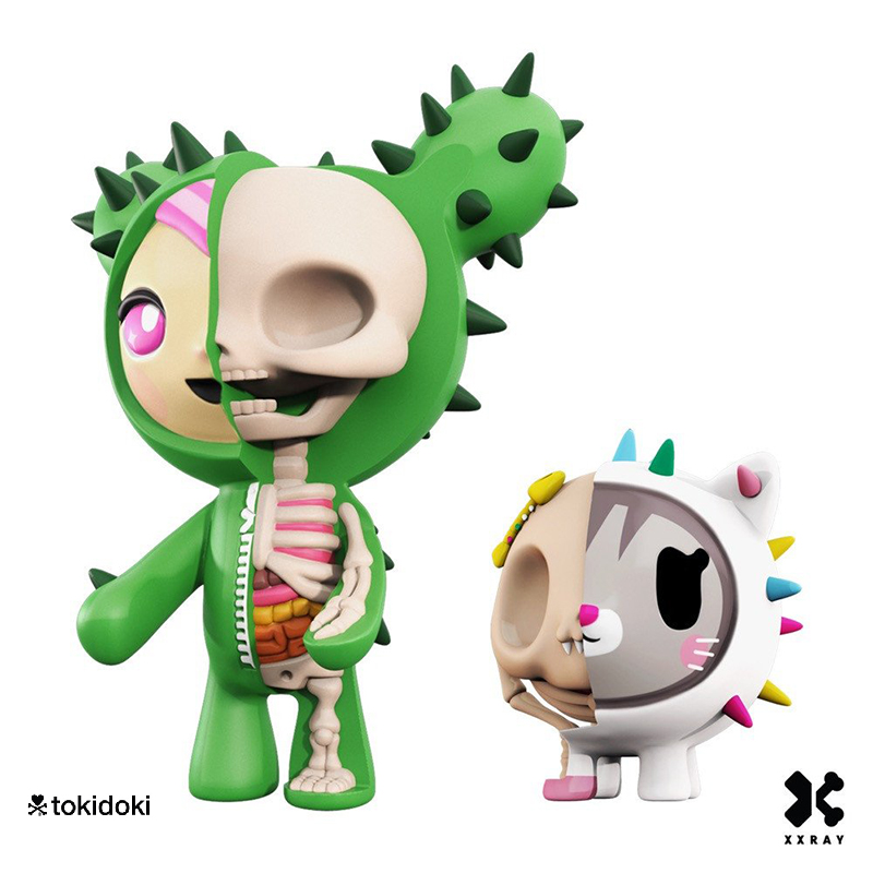 半剖系列 tokidoki 第一波 - 仙人掌女孩珊蒂 & 仙人掌小貓卡琳娜 組合 - XXRAY Jason Freeny X tokidoki Wave 1 - SANDy + CARINA