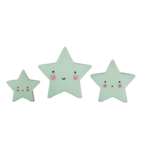 家飾小物 - 星星三件組 薄荷色款 - Little Lovely Minis - Stars 3pcs set Mint