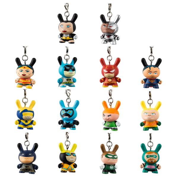 DC正義聯盟 1.5" Dunny鑰匙圈 盒玩系列 - 中盒內含24抽 - DC Justice League 1.5" Dunny Keychain Series - display case of 24pcs