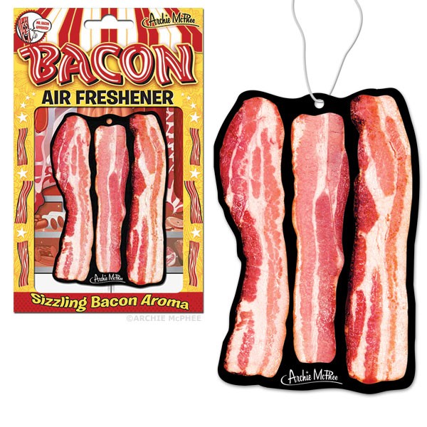 豪華芳香片 - 培根 - Archie McPhee Bacon Deluxe Air Freshener