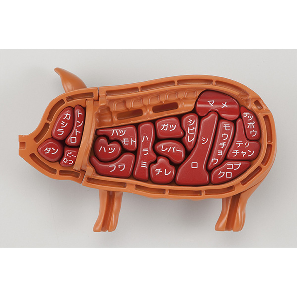 趣味解體拼圖 整頭買走吧! 黑毛豬  - Buy a Whole Pork! Black Pig (Kurobuta) Kaitai Puzzle