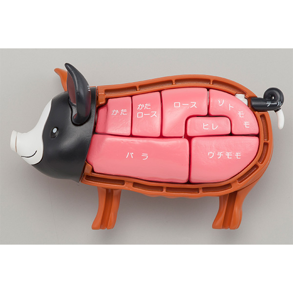 趣味解體拼圖 整頭買走吧! 黑毛豬  - Buy a Whole Pork! Black Pig (Kurobuta) Kaitai Puzzle