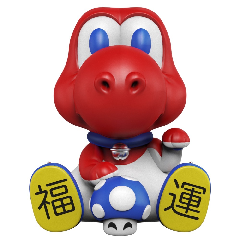 Juce Gace 搪膠擺飾 - 招財恐龍 紅色版本 - Mighty Jaxx Vinyl Art Collectible - Maneki-Dino Red ver.