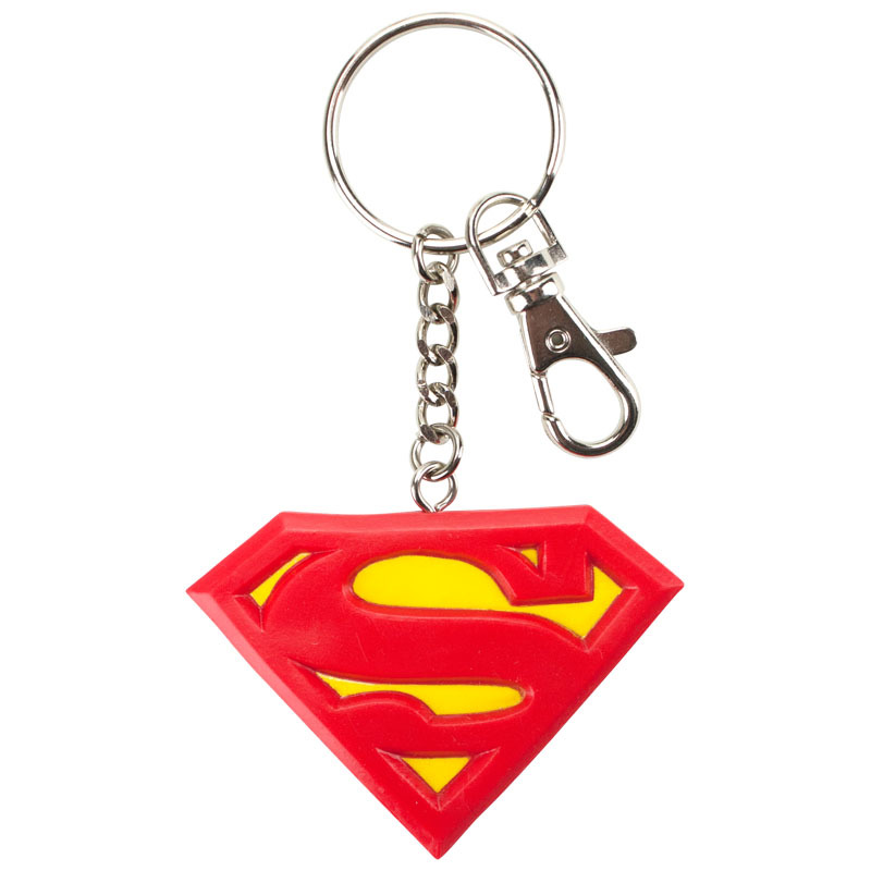 DC漫畫 鐵絲關節鑰匙圈 - 超人Logo - DC Bendable Key Chain - Superman Logo