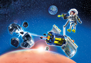 摩比 太空系列 - 衛星隕石雷射 -  playmobil 9490 SPACE - Satellite Meteoroid Laser
