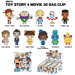 迪士尼 3-D人偶鑰匙圈袋抽系列 24代 - 玩具總動員4 - 隨機單抽  - Disney 3-D Figural Bag Clip series 24 - Toy Story 4 - assortment 