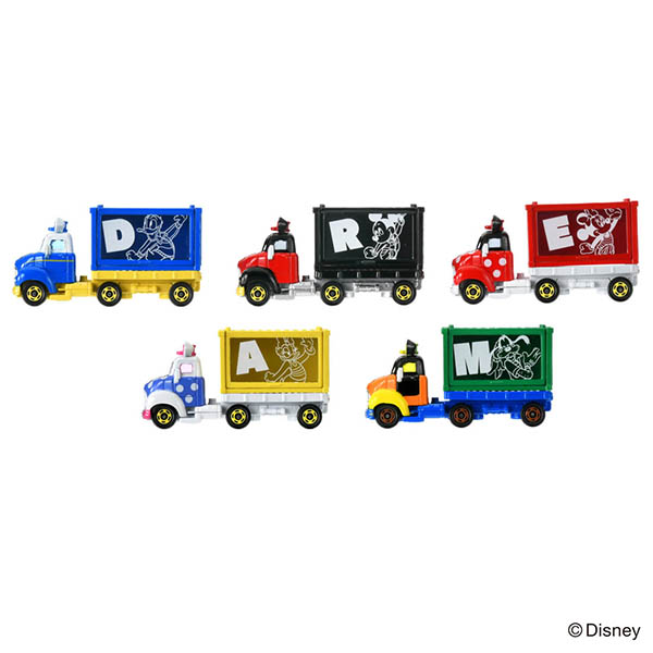 夢幻多美小車 迪士尼五色小卡車 - 單款 - Dream Tomica Disney 5 Color Truck series - single