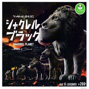 熊貓之穴 戽斗星球 (厚道動物園) 黑色篇 扭蛋系列 - 隨機單扭 - Panda's Ana Shakurel Planet Episode of BLACK gacha series - assortment