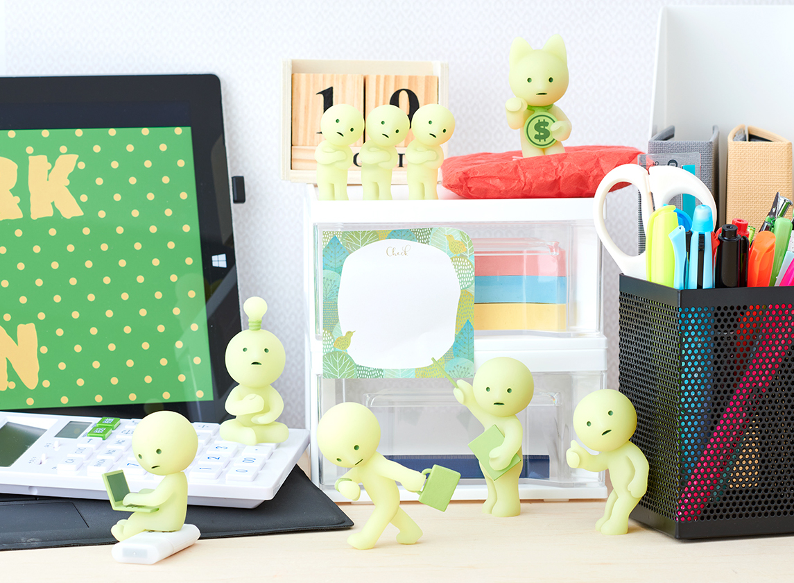 發光小精靈盒玩 工作中篇 - 隨機單抽  - Smiski @Work series - assortment 