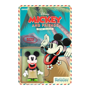 米奇與好朋友們 3.75吋復古人偶 第二波 - 米妮 (渡假風) - ReAction 3.75" Figure Disney Mickey and Friends Wave 2 - Minnie Mouse