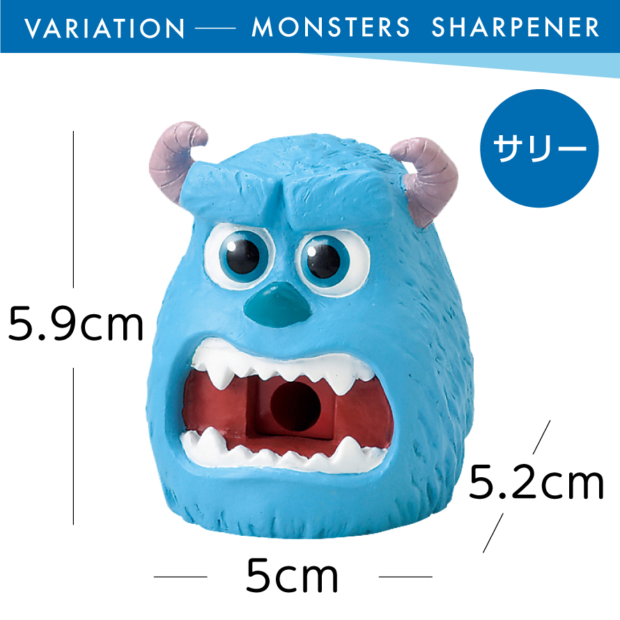 怪獸電力公司 隨身造型削鉛筆機 - 毛怪/大眼仔 - Monsters, Inc. pencil sharpener - Sulley/Mike Wazowski 