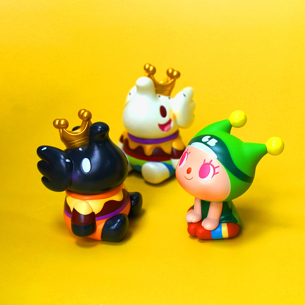 王者漢堡 小象 & Greenie 盒玩系列 - 隨機單抽 - Unbox industries X Too Natthapong - Elfie King Burger X Greenie Blind Box series - assortment