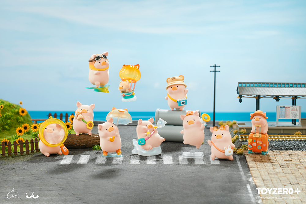 TOY0+ 罐頭豬 LuLu 旅行系列盒玩 - 隨機單抽 - TOYZEROPLUS X Cici's Story - LuLu the Piggy Travel series - assortment
