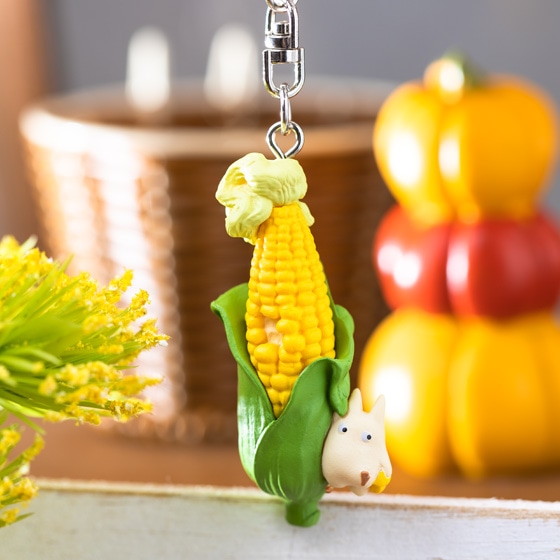 吉卜力 龍貓鑰匙圈 - 玉米小龍貓 - Ghibli Totoro Key chain - Small Totoro Corn