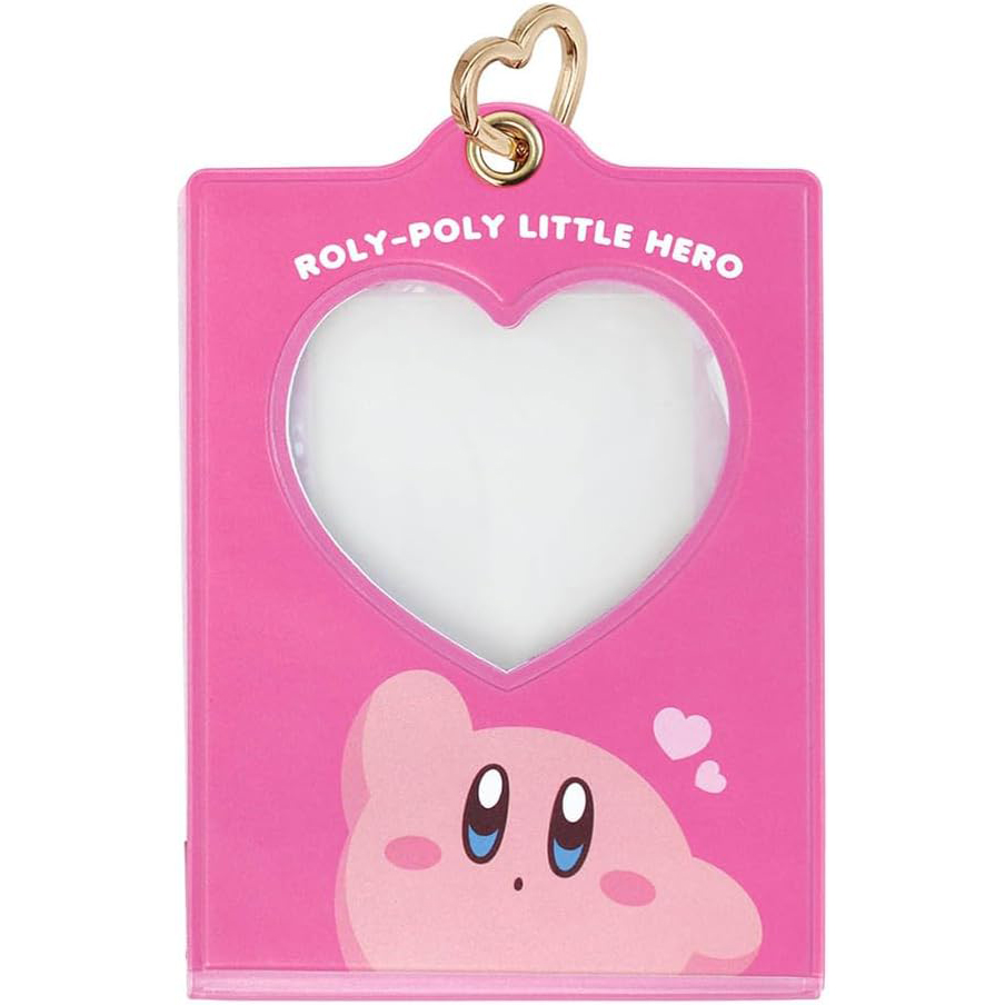 星之卡比 雙面兩用卡套 - 粉紅色 - Kirby Photo Stand Holder Round - Pink