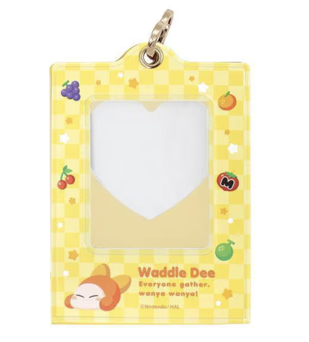 星之卡比 雙面兩用卡套 - 瓦豆魯迪款 - Kirby Photo Stand Holder Round - Waddle Dee ver.