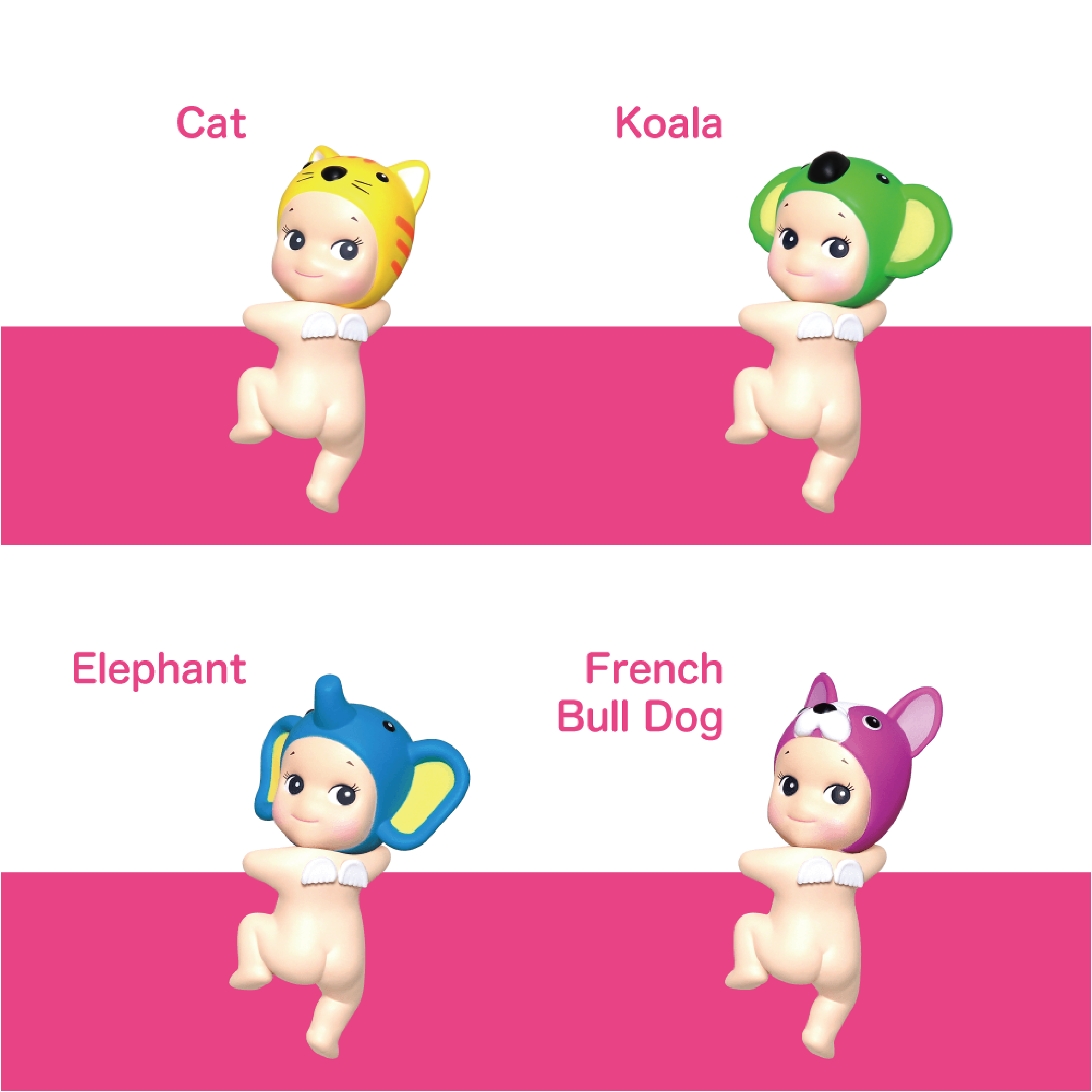 Sonny Angel Hippers 小屁屁 回眸系列盒玩 - 隨機單抽 - Sonny Angel Decorative mini figures HIPPERS Looking Back Series - assortment