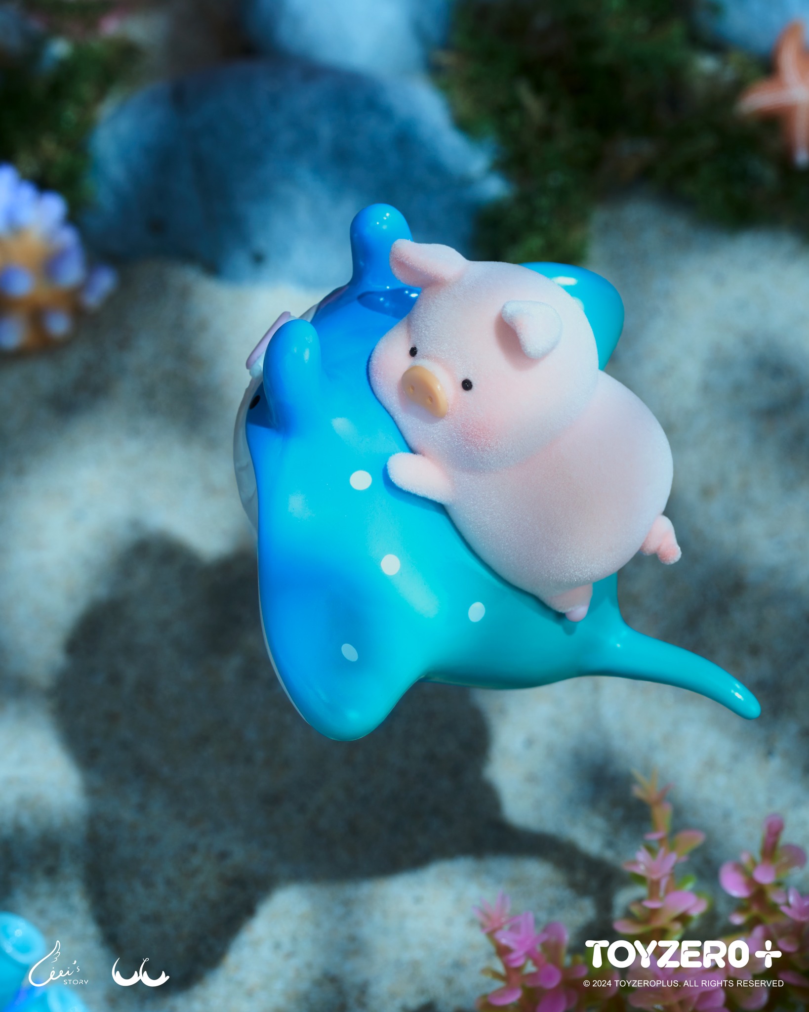 TOY0+ 罐頭豬 LuLu 海洋系列盒玩 - 隨機單抽 - TOYZEROPLUS X Cici's Story - LuLu the Piggy Ocean series - assortment