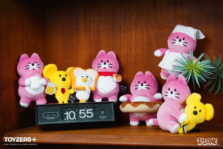 TOY0+ ZIZONE 經典系列毛絨公仔盲盒 - 隨機單抽 - TOYZEROPLUS X ZIZONE classic plush doll blind box series - assortment