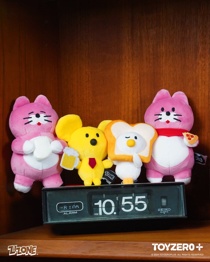 TOY0+ ZIZONE 經典系列毛絨公仔盲盒 - 隨機單抽 - TOYZEROPLUS X ZIZONE classic plush doll blind box series - assortment
