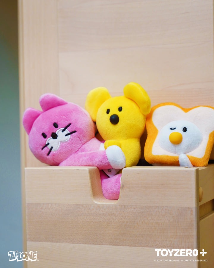 TOY0+ ZIZONE 經典系列毛絨公仔盲盒 - 隨機單抽 - TOYZEROPLUS X ZIZONE classic plush doll blind box series - assortment