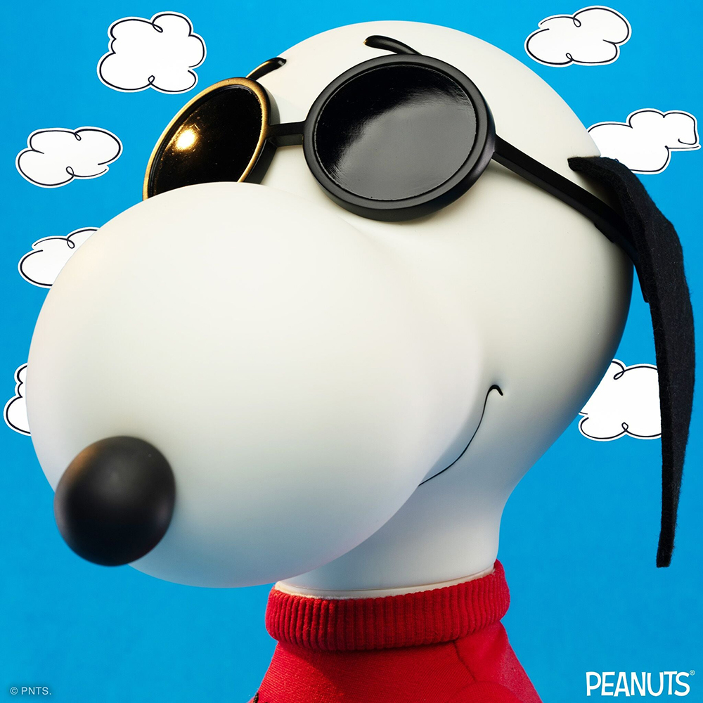 花生漫畫 巨大搪膠復古人偶 - 史努比 (酷哥喬) - Peanuts Supersize Vinyl - Snoopy (Joe Cool)