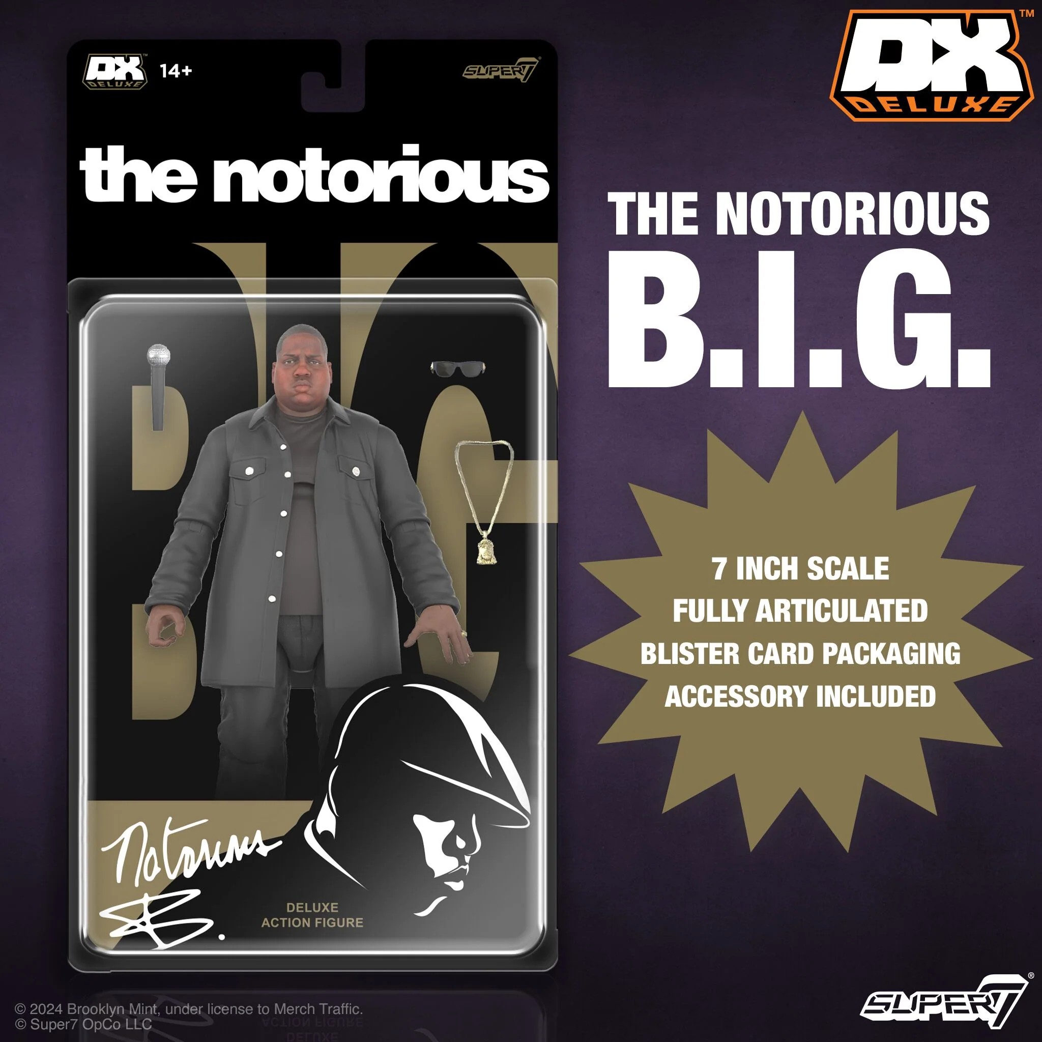 聲名狼藉先生 7吋復古人偶 - DELUXE 7" Figure Notorious B.I.G 