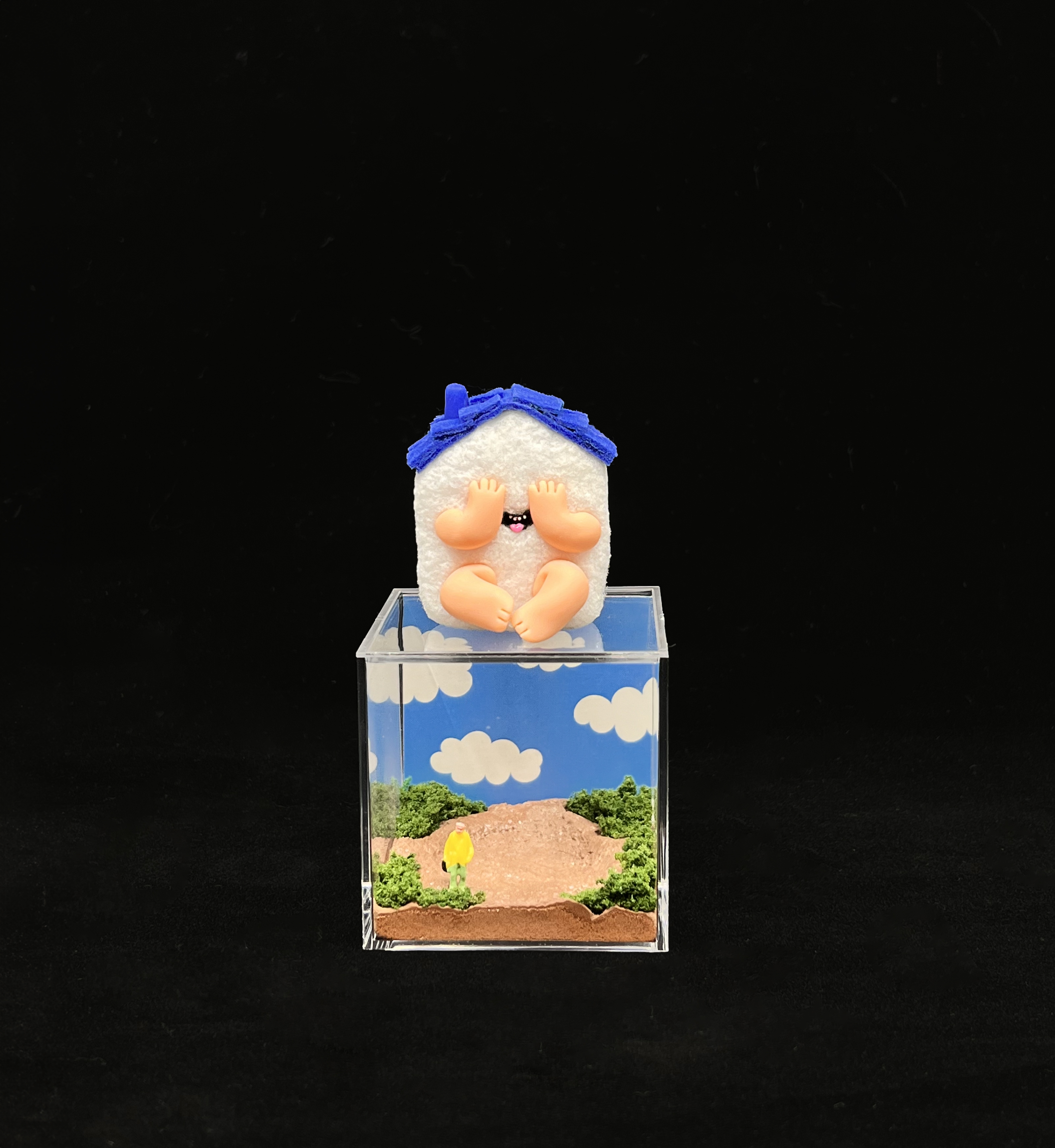 Minji手工作品 - 我的小屋 (藍色款) - Kimmongni Minji Hand-made - My Little Hut (Blue ver.)
