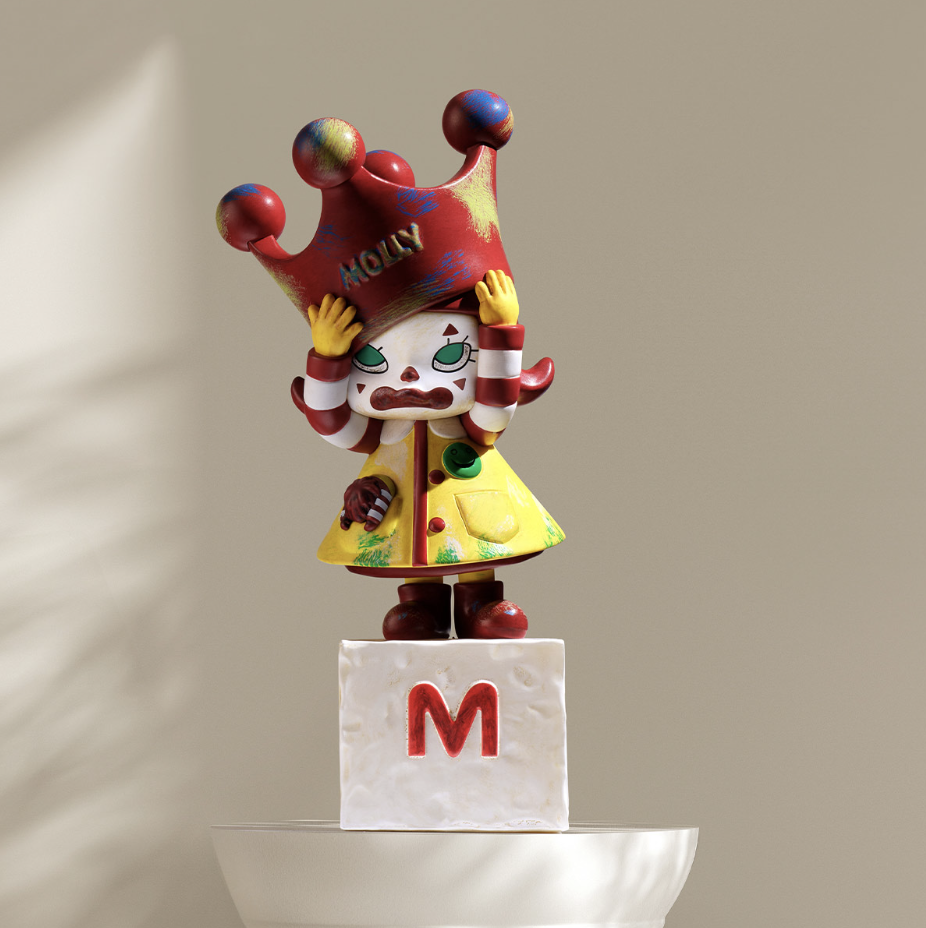 Molly 周年雕塑經典回歸系列盒玩第二彈 - 隨機單抽 - POP MART X Kennyswork Anniversary Statues Classical Retro Series 2 - assortment