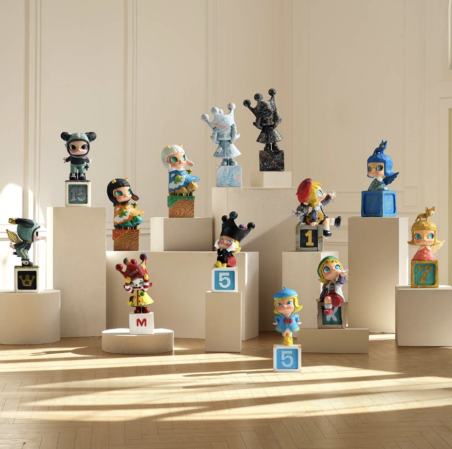 Molly 周年雕塑經典回歸系列盒玩第二彈 - 隨機單抽 - POP MART X Kennyswork Anniversary Statues Classical Retro Series 2 - assortment