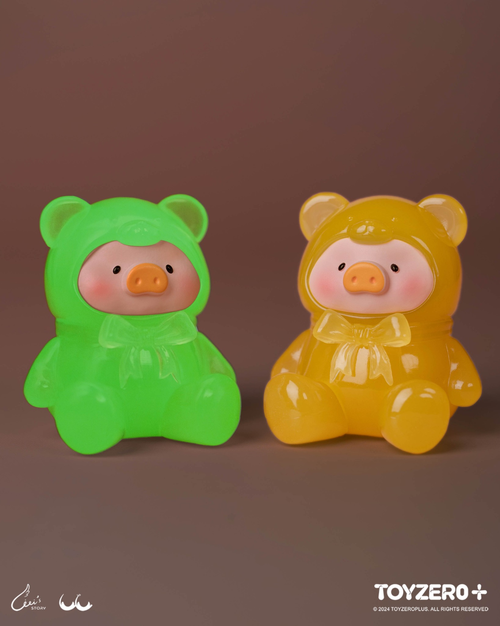 TOY0+ 罐頭豬 LuLu 泰迪萌粒系列袋抽 - 隨機單抽 - TOYZEROPLUS X Cici's Story - LuLu the Piggy Teddy Mini Series - assortment