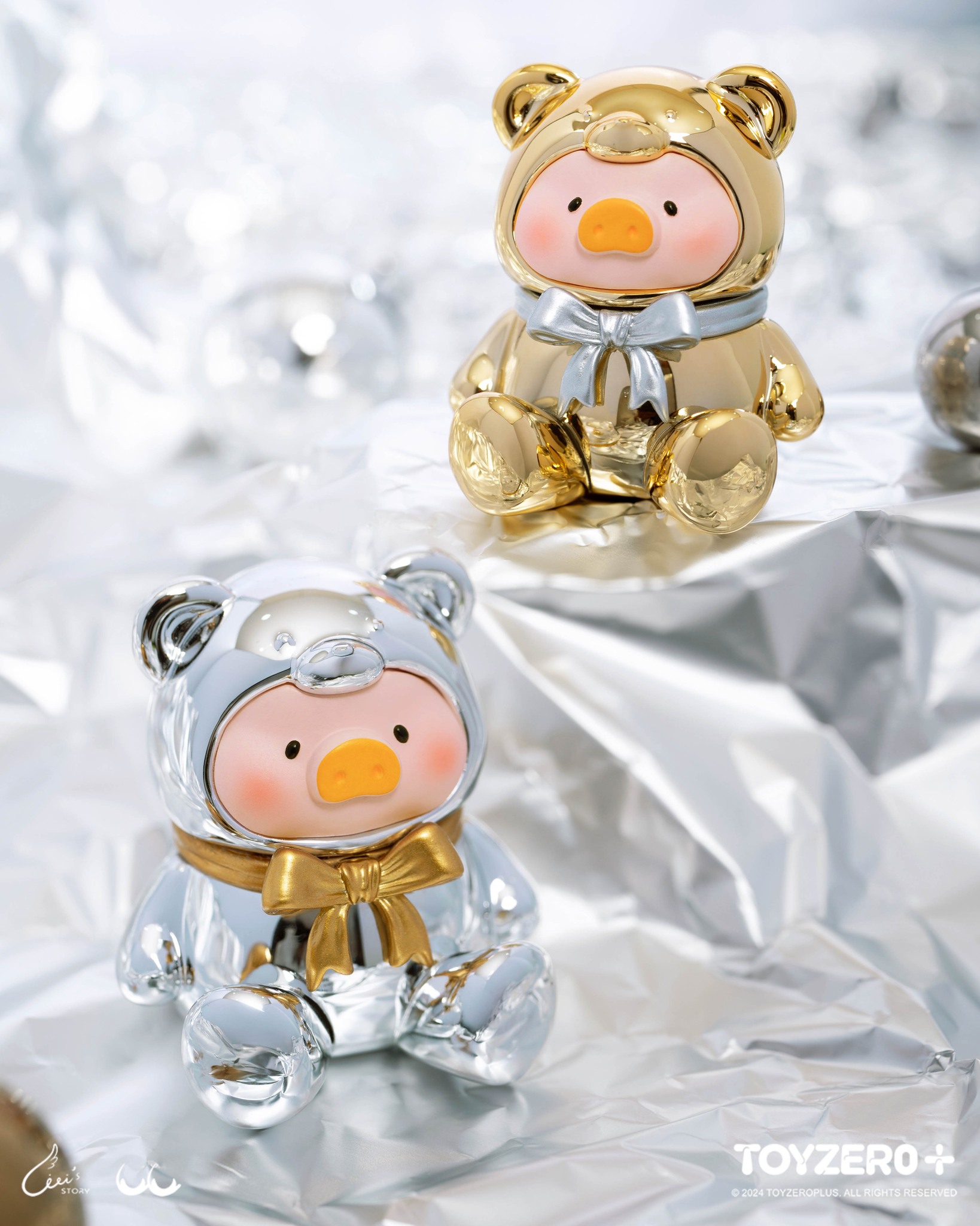 TOY0+ 罐頭豬 LuLu 泰迪萌粒系列袋抽 - 隨機單抽 - TOYZEROPLUS X Cici's Story - LuLu the Piggy Teddy Mini Series - assortment