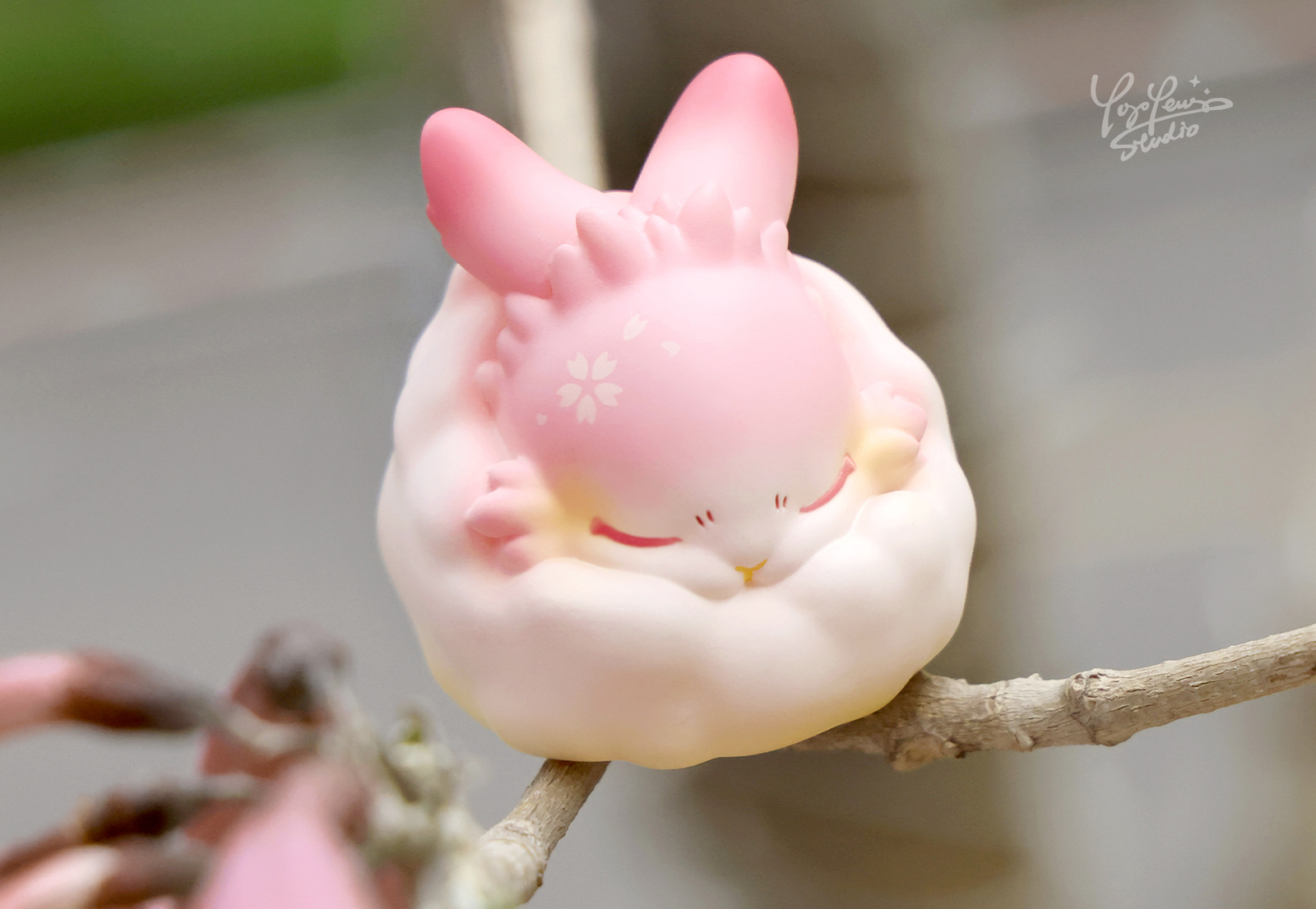 Raby棉球 櫻花配色 - Yoyo Yeung Studio - Raby Cotton Ball - Cherry Blossom ver.