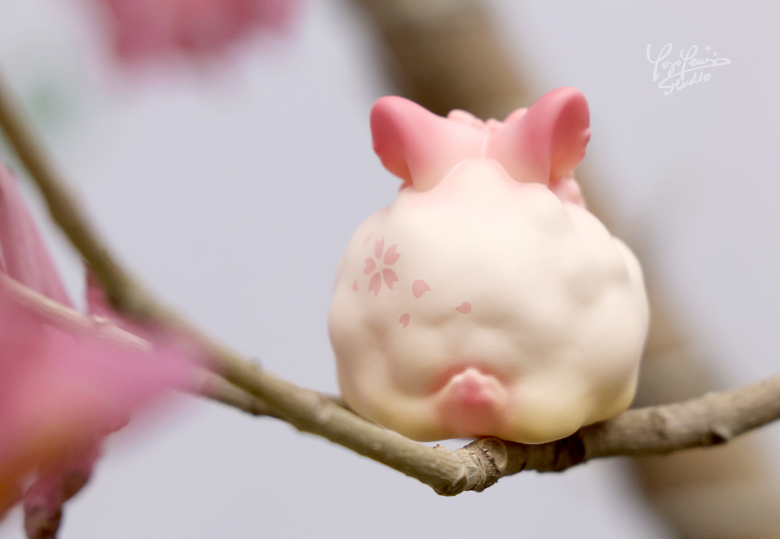 Raby棉球 櫻花配色 - Yoyo Yeung Studio - Raby Cotton Ball - Cherry Blossom ver.