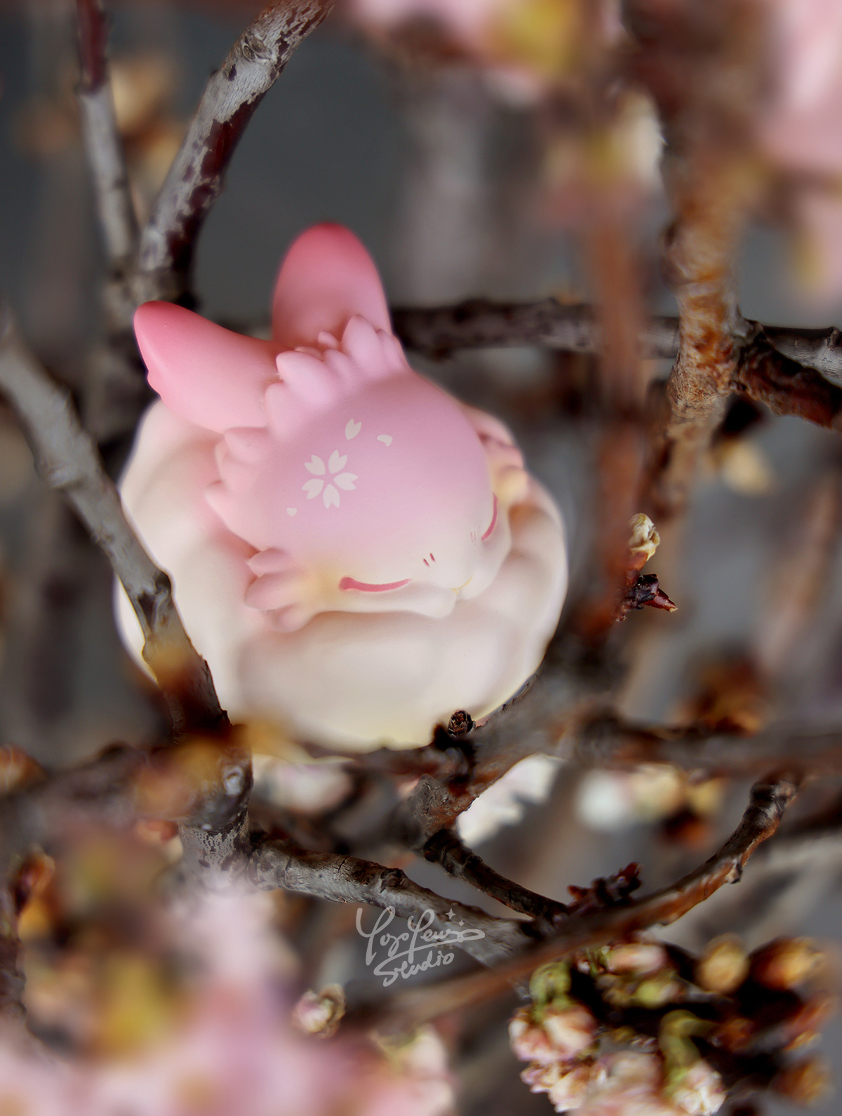 Raby棉球 櫻花配色 - Yoyo Yeung Studio - Raby Cotton Ball - Cherry Blossom ver.