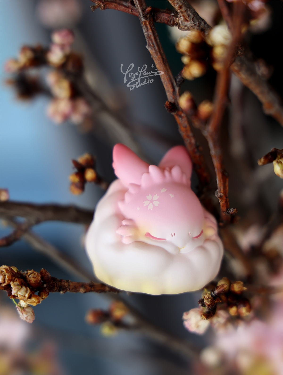 Raby棉球 櫻花配色 - Yoyo Yeung Studio - Raby Cotton Ball - Cherry Blossom ver.