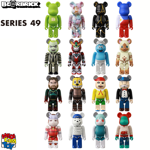 小熊盒玩系列 49代 - 隨機單抽 - 100% Bearbrick series 49 - assortment