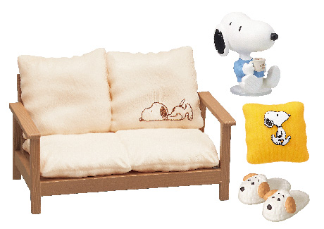 史努比週末溫馨房場景組 系列盒玩 - 隨機單抽 - PEANUTS Snoopy's Cozy Weekend Room - assortment