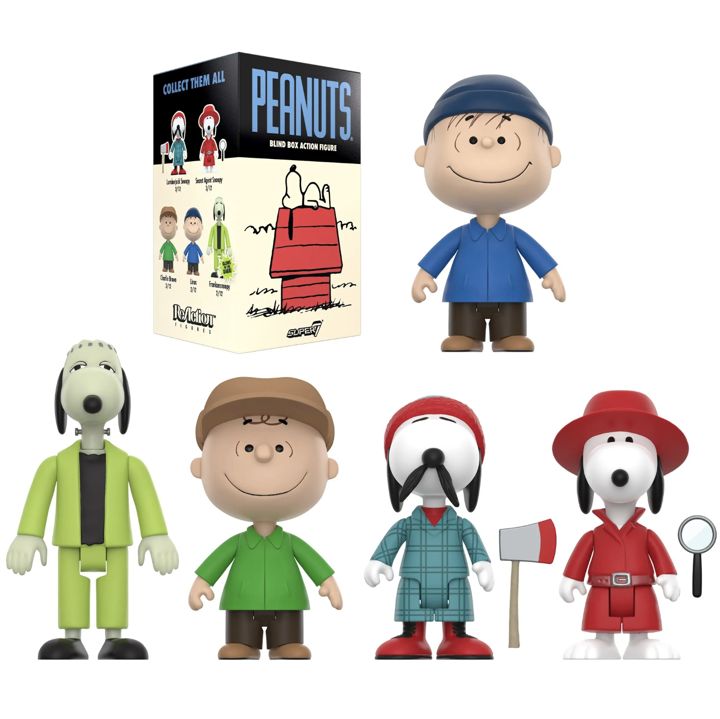花生漫畫 3.75吋復古人偶 第四波 盒玩系列 - 隨機單抽 - ReAction 3.75" Figure - Peanuts Wave 4 Individual Blind Box - assortment