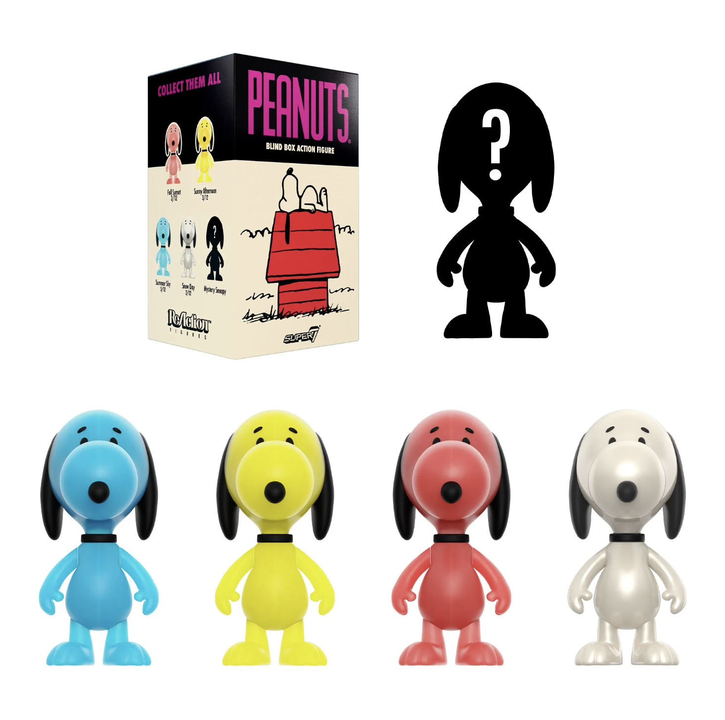 花生漫畫 3.75吋復古人偶 第五波 盒玩系列 - 隨機單抽 - ReAction 3.75" Figure - Peanuts Wave 5 More Snoopies Blind Box - assortment