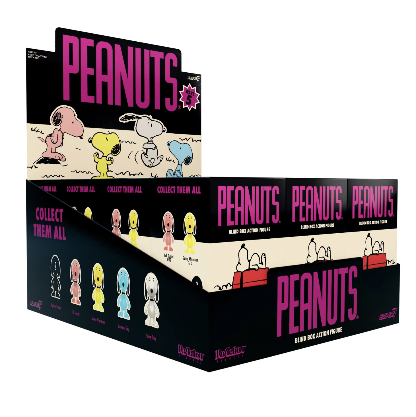 花生漫畫 3.75吋復古人偶 第五波 盒玩系列 - 隨機單抽 - ReAction 3.75" Figure - Peanuts Wave 5 More Snoopies Blind Box - assortment