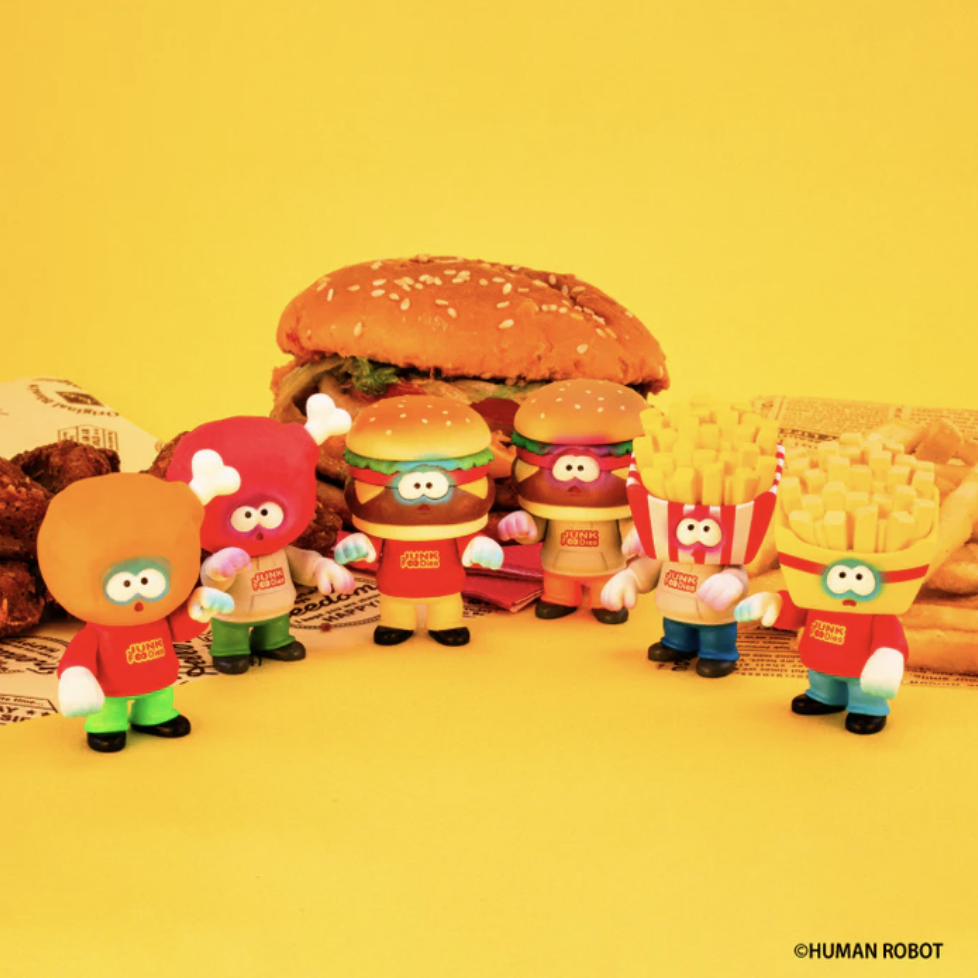 HUMAN ROBOT Junk Foodies 迷你收藏盒玩系列 - 隨機單抽 - Kenelephant Junk Foodies Figure Collection series - assortment