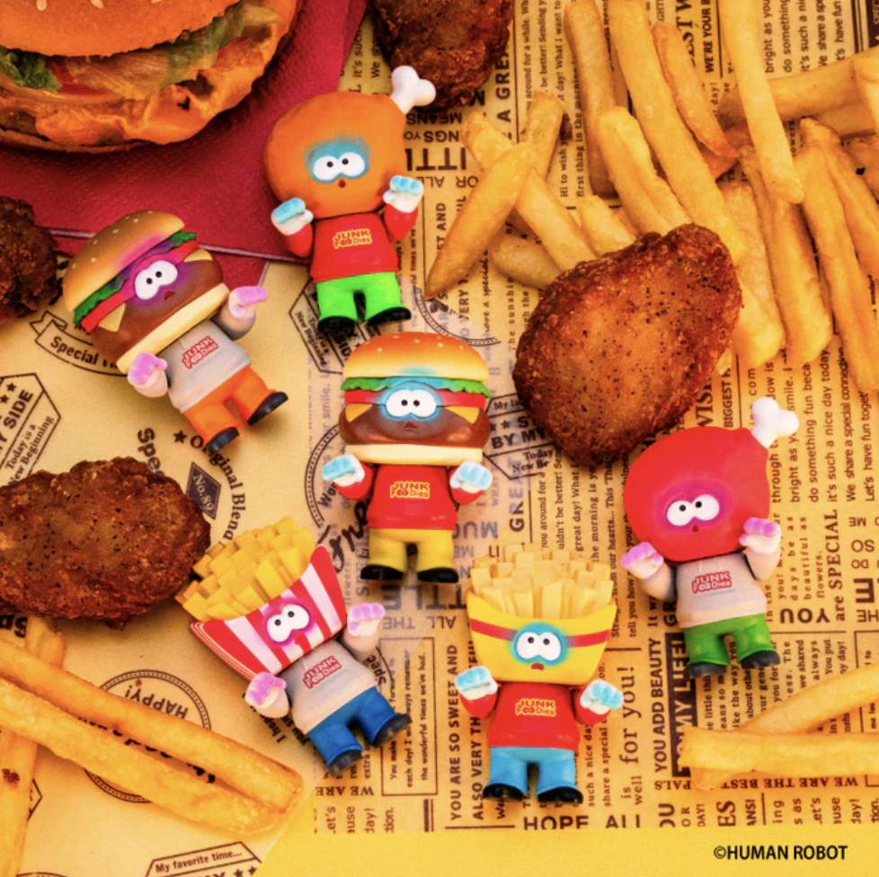 HUMAN ROBOT Junk Foodies 迷你收藏盒玩系列 - 隨機單抽 - Kenelephant Junk Foodies Figure Collection series - assortment